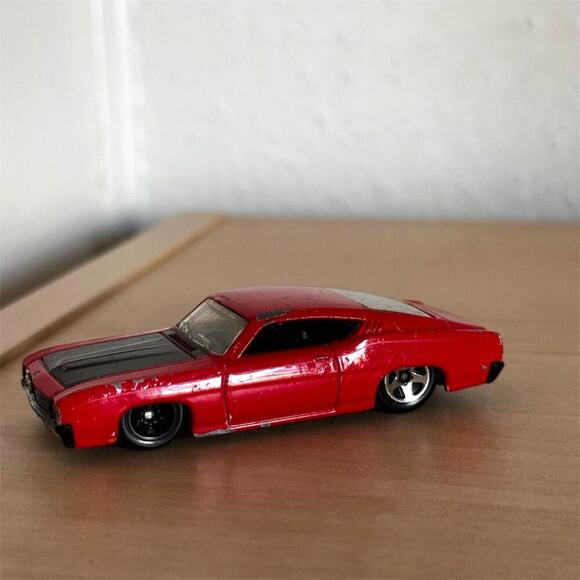 Hot Wheels Y2K 2008 '69 Ford Torino Talladega Red Diecast Model Car 1:64 - Picture 2 of 7